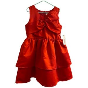 NWT Cat & Jack Red Girls Fancy Dress - size Medium (7/8)